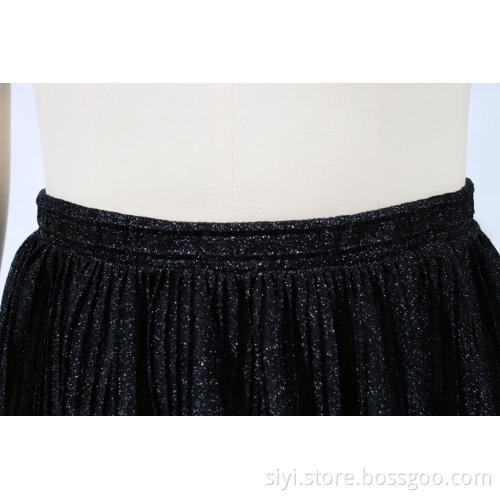 Polyester A-Line Petticoat Skirt For Elegant Lady
